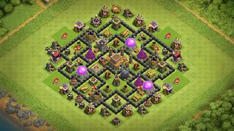 TH8 Hybrid Base Layout with a Copy link - Base of Clans