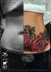 Татуировки на животе женские (78 фото)