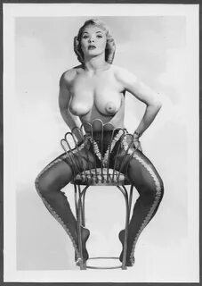 STRIPPER CANDY BARR TOPLESS NUDE BIG BREASTS NEW REPRINT 5X7