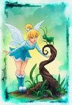 "Tinkerbell Blue Fairy" by clefchan Redbubble