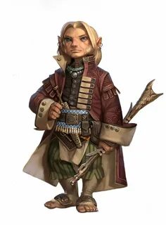 Halfling Male Blonde Noble Light-Armour Cloth Robe Character