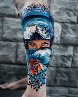 Pin by Nick on Tattoo is Art Snowboarding tattoo, Snow tatto