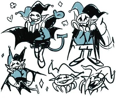 i befriended jevil the other day and now i can joke about hi