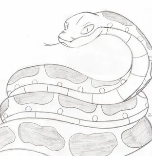 Anaconda Sketch by lol20.deviantart.com on @DeviantArt Snake