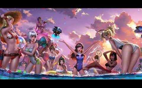 Download Wallpaper - Overwatch Pool Party (#859281) - HD Wal