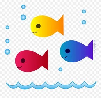 Download Cute School Fish Clipart - Fish Swimming Clip Art -