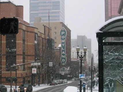 portland oregon riverwalk winter time Portland, Winter by ni