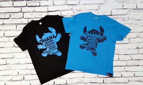 Buy t shirt stitch ohana - In stock