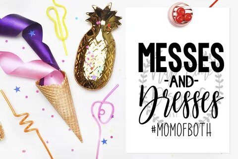 Messes and Dresses SVG (77654) SVGs Design Bundles