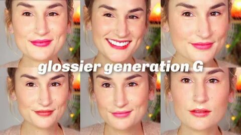 ALL 6 NEW GLOSSIER GENERATION G LIPSTICKS SWATCHED (with tim