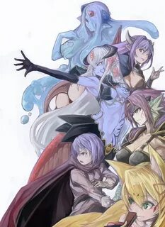 Safebooru - 1boy 5girls alisfieze fateburn xvi alma elma ani