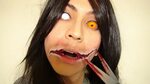 口 裂 け 女 メ イ ク 方 法(化 粧)Kuchisake-Onna Makeup Tutorial - YouTu