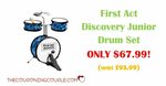 First Act Discovery Junior Drum Set ONLY $67.99 (was $93.99)