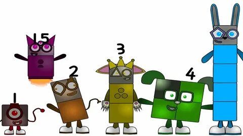 Numberblocks Band but Mechas and Numberblocks 2021 to 2030 -