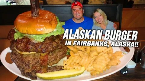 Alaskan Burger Challenge in Fairbanks w/ Katina Eats Kilos!!