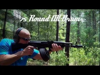 Romanian 75 Round AK-47 Drum (top loading) Review (HD) - You