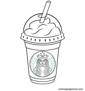 Starbucks Coloring Pages - Coloring Pages For Kids And Adult