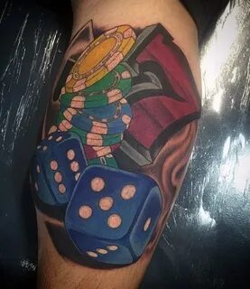 102 Selected Dice Tattoos Collection - Parryz.com