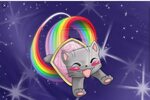 Pixilart - Lol I love nyan cat uploaded by galaxykat123