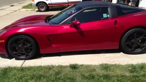 C6 corvette black wheels - YouTube