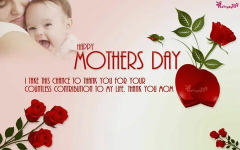 Happy Mothers Day Greetings Wallpapers with Messages.