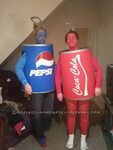 The Pepsi and Coke Can Duo Couple Costume Kostumer, Pepsi