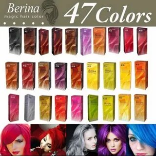 Berina Permanent Hair A1-A47 Colors Cream+Developer Hair Sty