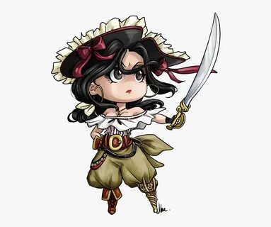 Anime Pirate Girl Chibi - Pirate Girl Chibi , Free Transpare