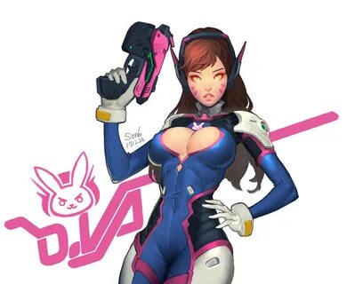 ArtStation - overwatch dva fanart