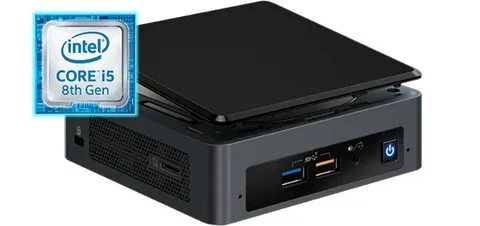 Refurbished - Intel Quad Core 8th Gen i5 Short NUC Open Box 