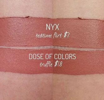 Dose of Colors Truffle Liquid Lipstick Dupes - All In The Bl