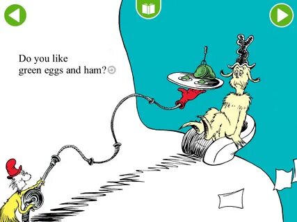 Green Eggs and Ham Read & Learn App - Interactive and Fun