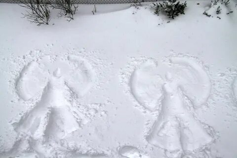 Images of snowangels - Google Search Snow angels, Snow pictu