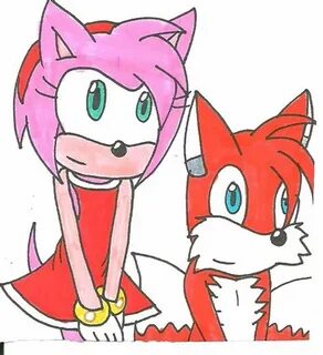 Tails X Amy Kiss All in one Photos