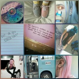 Pink, blue, pastel, pale, grunge, soft grunge, white, altern