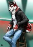 Anthro Male Wolf thedeliciousness.net (18+) Furry art, Furry