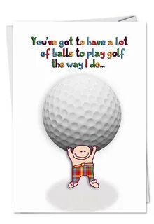 Understand and buy funny golf card cheap online