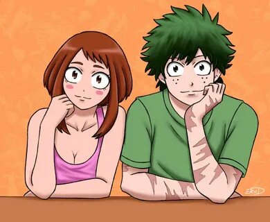 My Hero Academia Deku and Uraraka by XenonVincentLegend on D