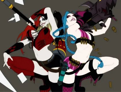 jinx and Harley Quinn / funny pictures & best jokes: comics,
