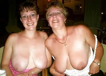 Older women sharing thier naked boobs