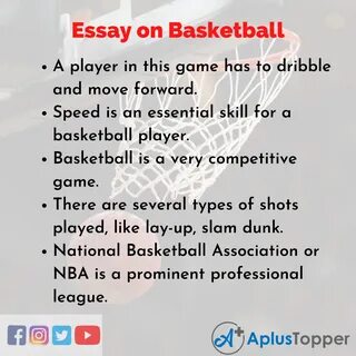 1 page essay on basketball - beta-portal.3shapecommunicate.com