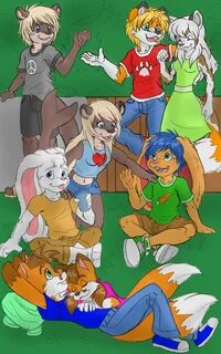hanging out by KevinSnowpaw Submission Inkbunny, the Furry A