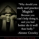 Quotes by Aleister Crowley - Bing Images Crowley quotes, Ale