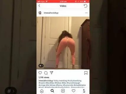 Woah Vicky twerking on instagram 😍 - YouTube