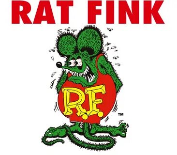 Red Letters Rat Fink Rat fink, Rats, Car cartoon
