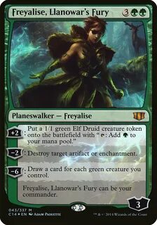 Freyalise, Llanowar's Fury - Commander 2014 Oversized (OC14)