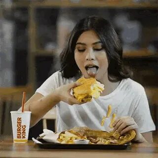 Burger King Fast Food GIF - Burger King Fast Food Eating - D