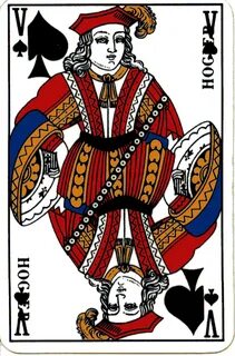 Courts on playing cards