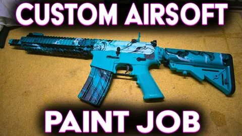 Custom Airsoft Paint Job - CS:GO "Frontside Misty" Inspired 