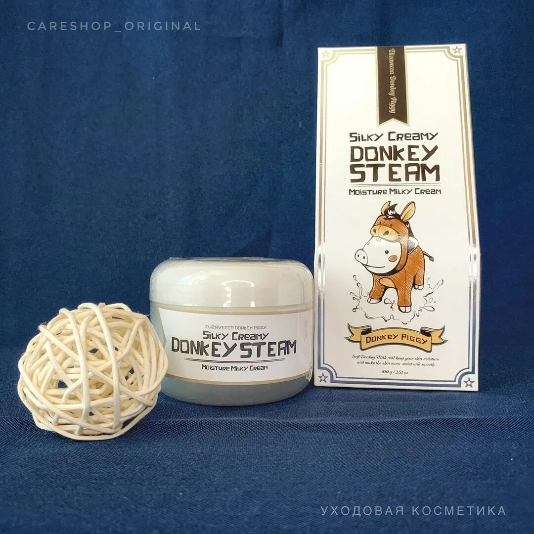 Silky cream donkey steam moisture milky cream фото 88